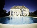 Chateau and pool